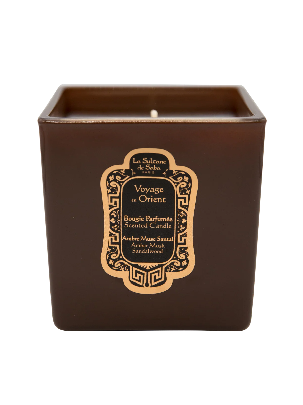Candle Amber Musk Sandalwood Fragrance 200g