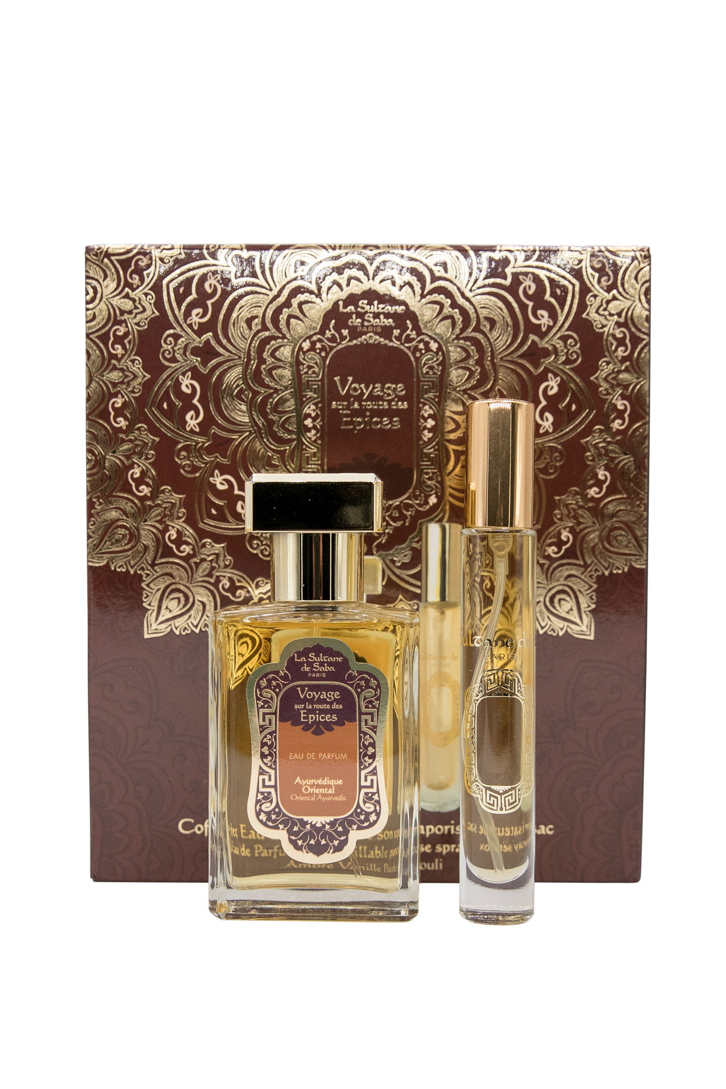 Perfume Gift Set  Oriental Ayurvedic Amber Vanilla Patchouli Fragrance