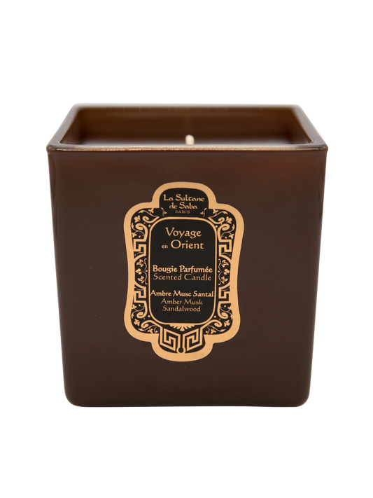 Candle  Amber Musk Sandalwood Fragrance 200g